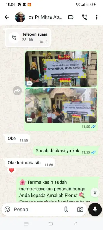 Testimonial Papan ucapan BARRU